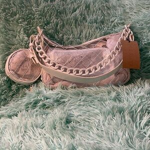 Steve Madden white Clear Handbag with extra pouch NEW with tag